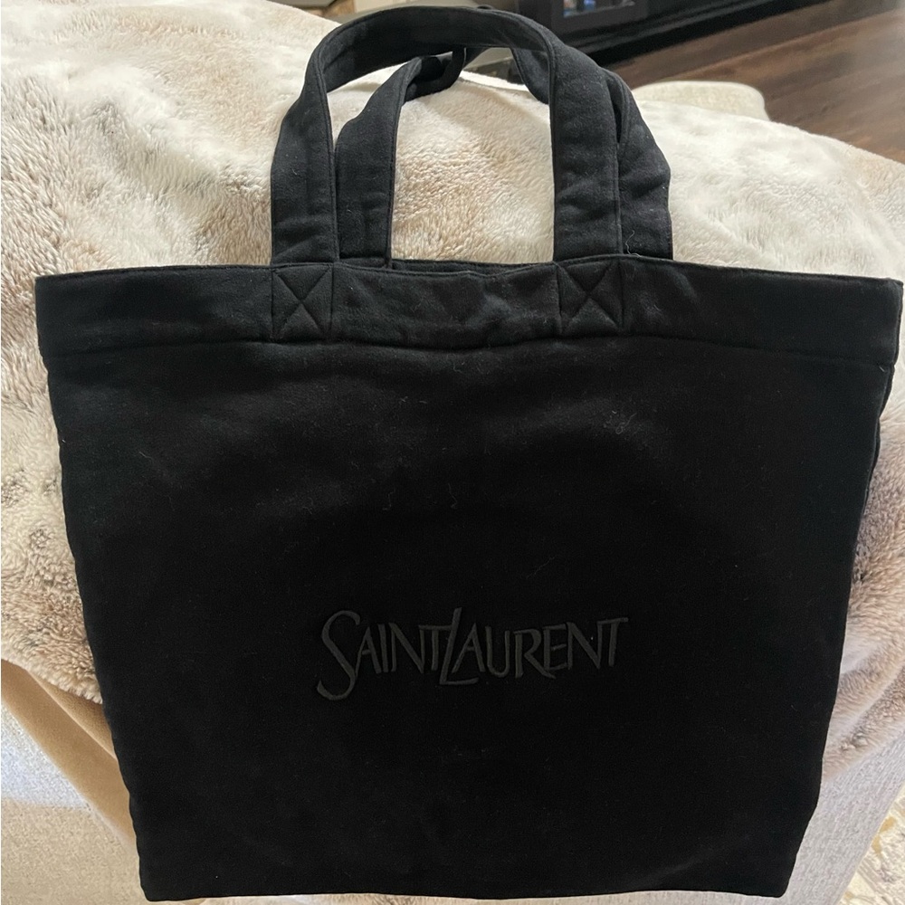 Saint Laurent Tote Bag in Fleece - Picture 3 of 3